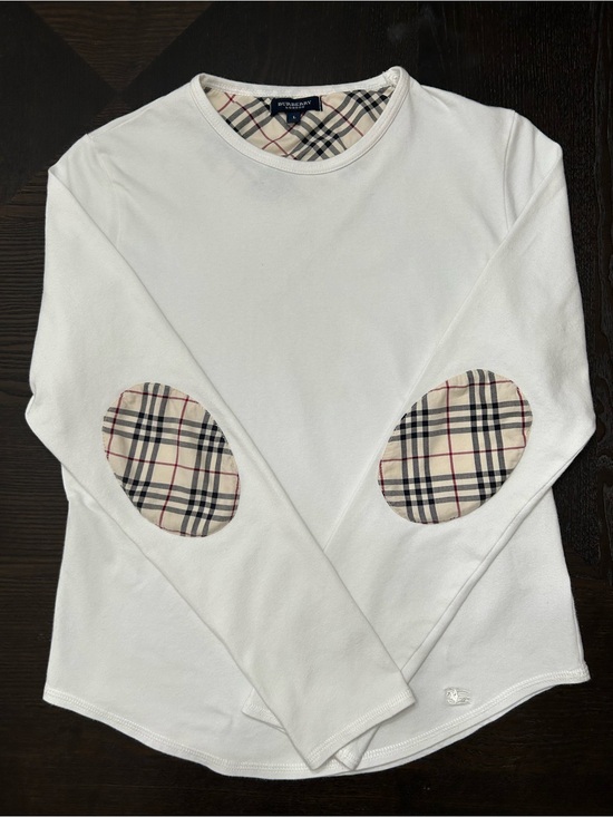 Burberry Tops - BURBERRY LONDON NOVA CHECK ACCENTS LONG SLEEVE SHIRT SIZE L